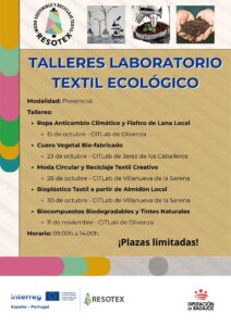 Talleres laboratorio textil ecologico